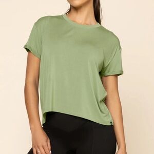 NWT Popflex Seaglass Green Perfect Tee